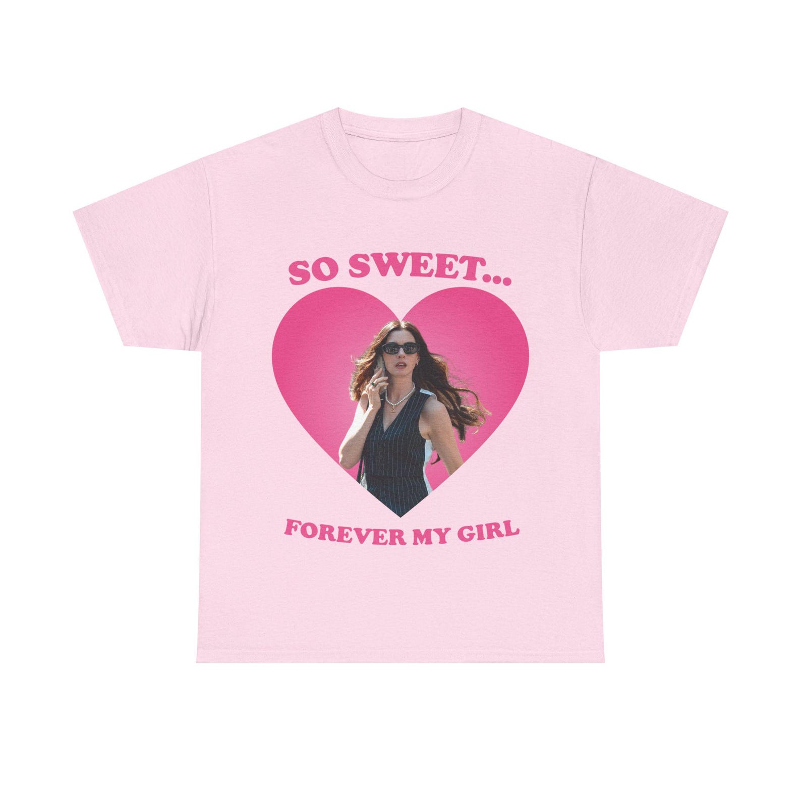 So sweet.... Forever my girl. Anne Hathaway as Andy Sachs shirt S