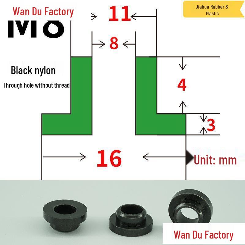 T-Shaped Nylon Insulating Bushing Spacer for M3-M35 Threads