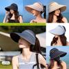 Outdoor Sun Protection Hat For Women With Wide Brim And Breathable Polyester Fabric Summer Sun Hat