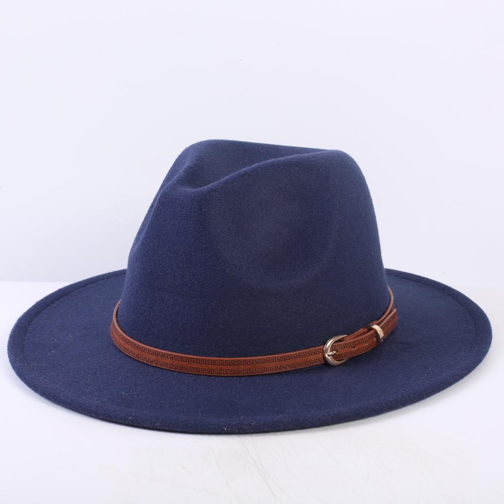 Popular European and American classic simple flat-brimmed top hat men's and women's fashionable and elegant versatile jazz hat top hat