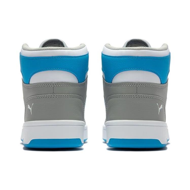 Puma Rebound LayUp High Rise Ocean Dive Zapatillas Unisex Gris Blanco 369573-28