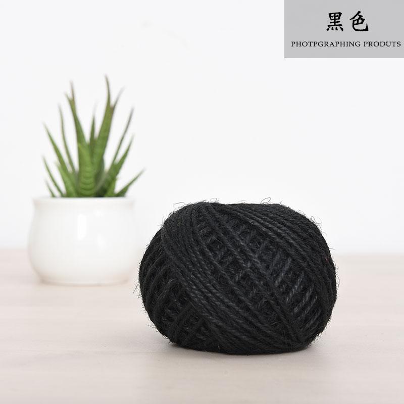 Handmade Hemp Rope, Multi-Colored Decorative Rope, Retro Woven Binding Rope Diy Photo Wall, The Wonder Of Colored Wool Ball Sails