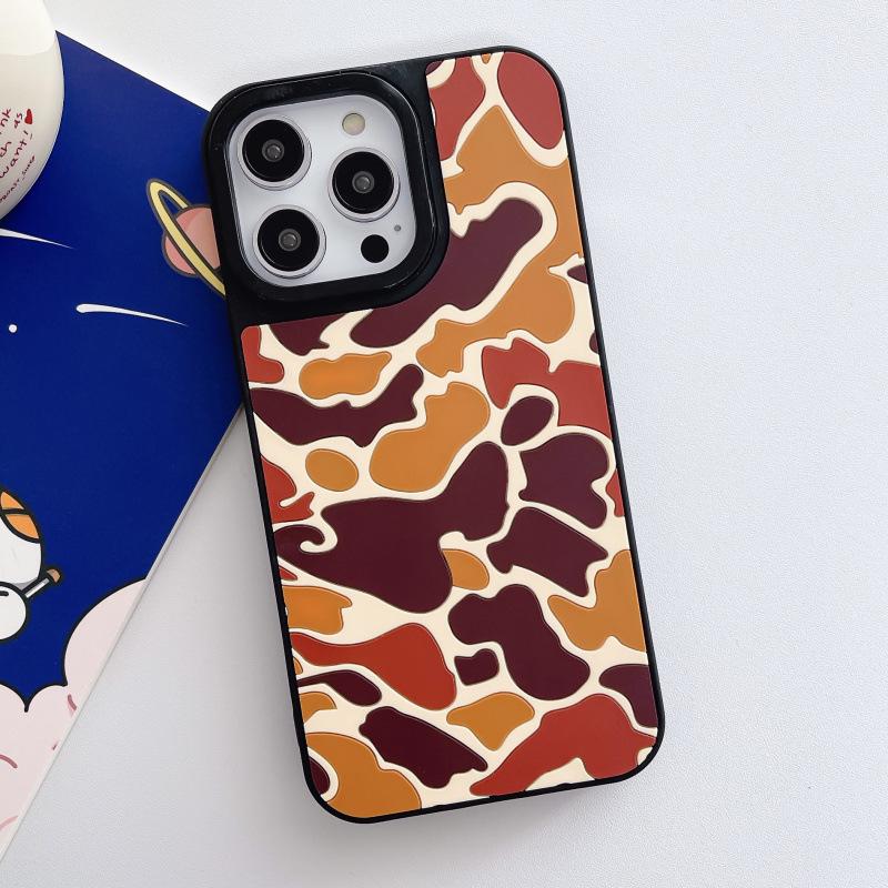 3D Astronaut Camouflage Silicone Phone Case for Apple 15 Pro iPhone XS Max