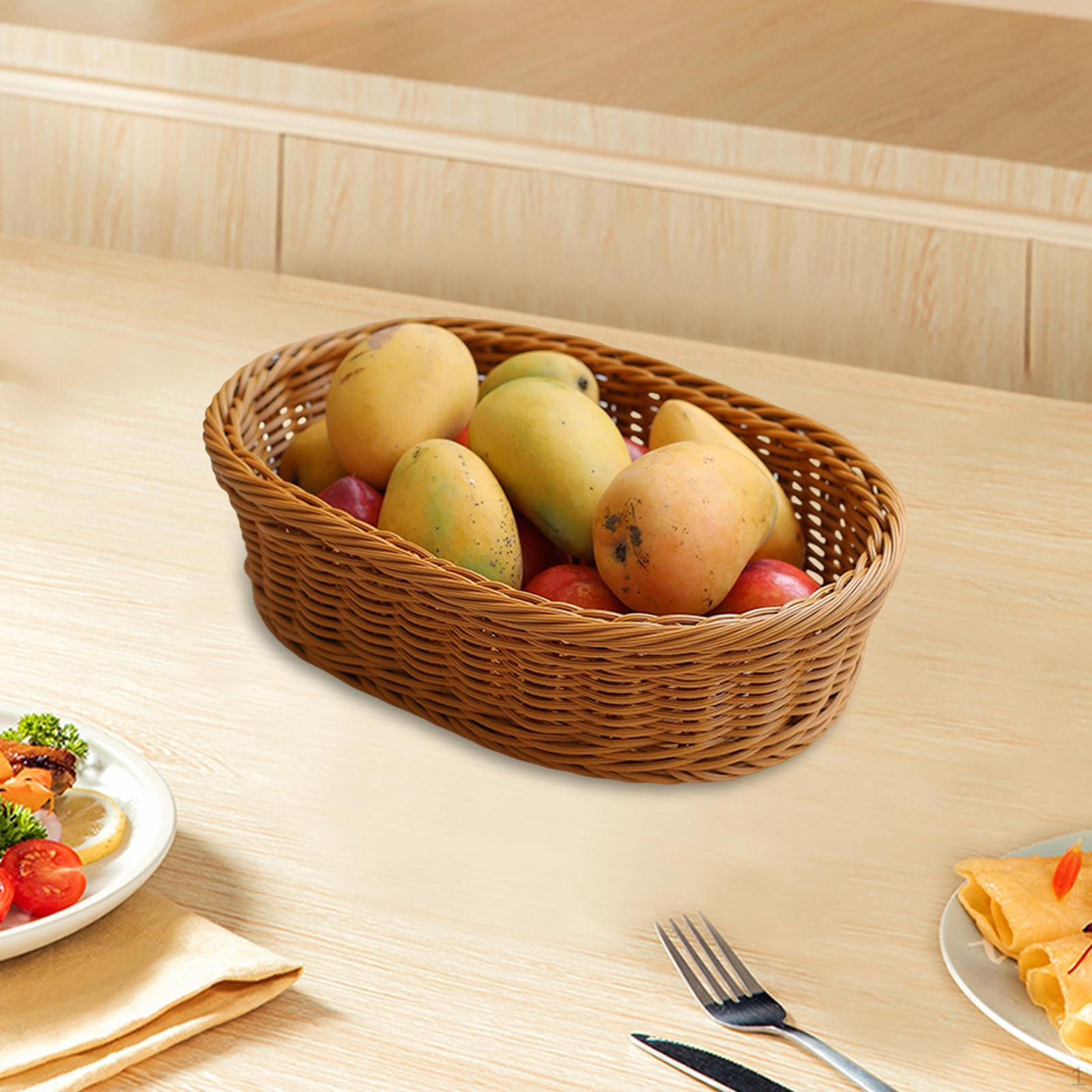 

Плетеная корзина-имитация для организации декора, поднос для парфюмерии, полка, туалетный столик в ванной 34cmx26cmx10cm