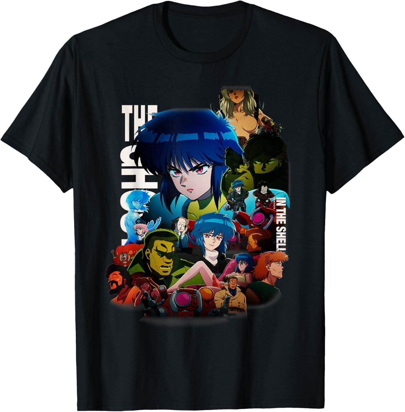 THE GHOST IN THE SHELL Collage T-Shirt L