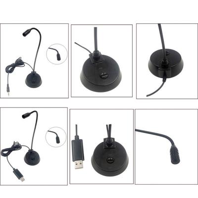 USB/3,5mm/Typ C Schnittstellen Konferenzmikrofon Sofortige Stummschaltfunktion Fortschrittliche DSP Rauschunterdrückungstechnologie