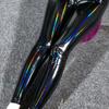 High-Waisted European and American Women's Bright Leather Pants - Spring/Autumn, Colorful and Large Sizes Available