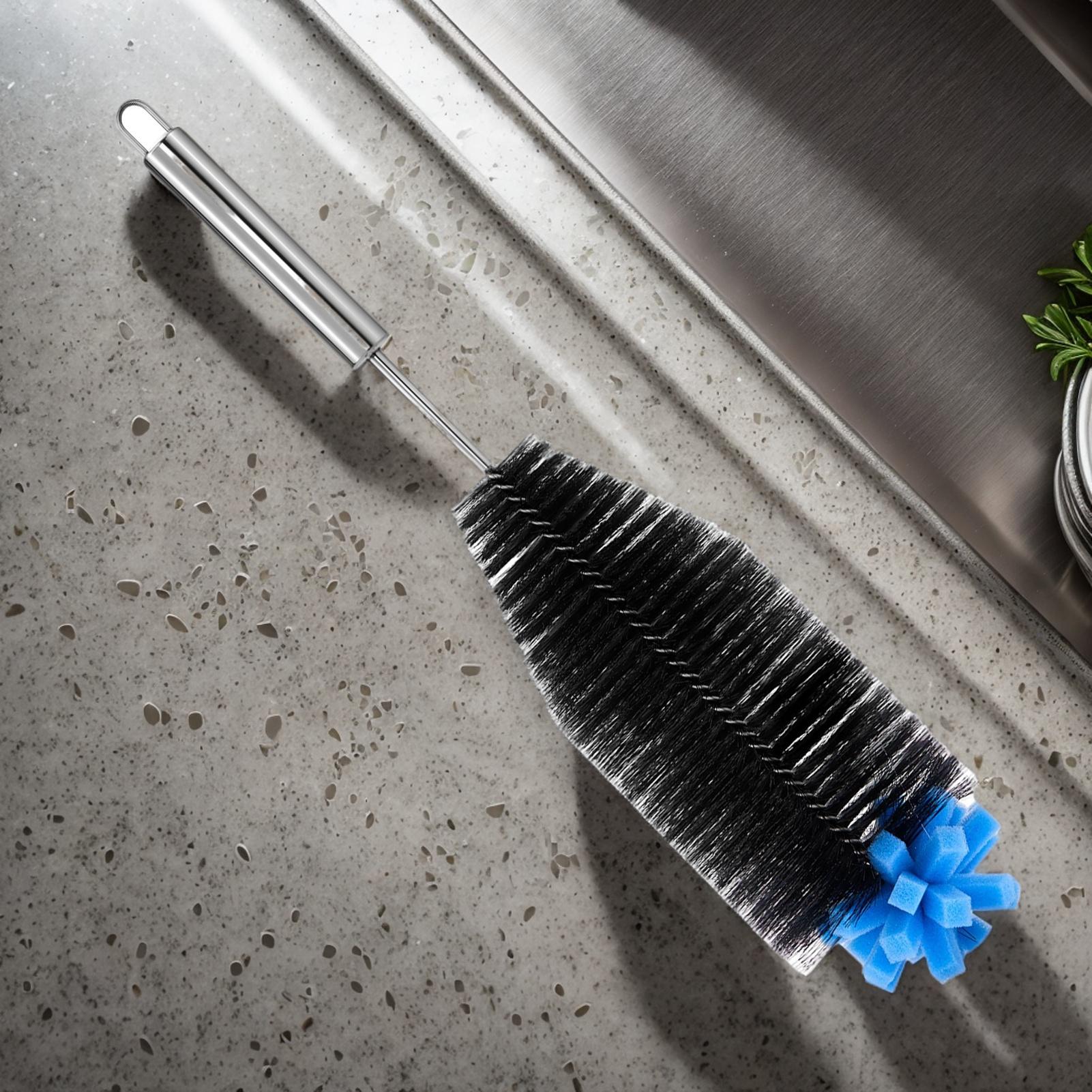 

Bottle Cleaning Brush Stainless Steel Long Handle Bottle Brush Stainless Steel Scrubber Tool Reusable Washing Kitchen China Mainland