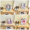 Butterfly Knitted Bucket Bag Women's Fashion Handbag Versatile Knitted Wrist Bag Shopping Handbag Cute Handbag