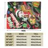 B-Bettys Boops Merry Christmas (2) Flannel Blanket  Warm Soft Throw Blanket for Bedroom Picnic Novelty Bedspread Sofa Bed Cover