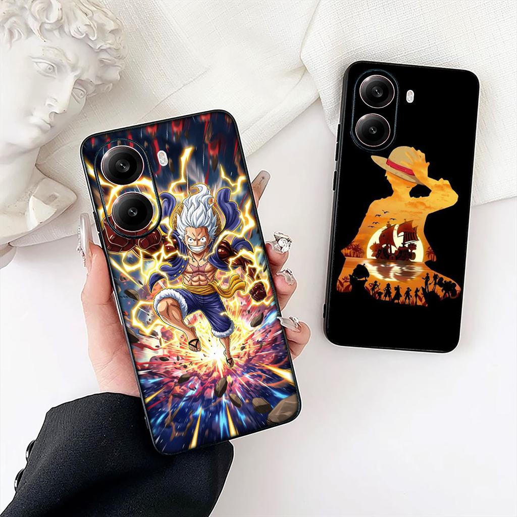 Jinbe One Luffy Pieces Protective Cover for Motorola Moto E13 E20 E32 E22 E14 E15 G32 G60 G72 G7 G8 G82 G9 Plus Power Phone Case