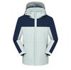 Personalized Windproof 3-in-1 Jacket: Solid Color, Custom Logo, Unisex Design, Thick Workwear