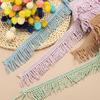 PATIKIL Pink Fringe Trim, 11 Yards x 55mm, Curtain Tassel Fabric Trim for Curtains, Sofas, Clothing, DIY Decorative Sewing