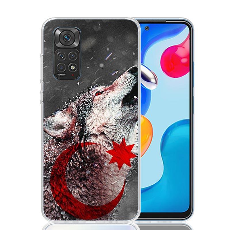 Turkey Turkish Flag Phone Case For Xiaomi Redmi Note 15 14 13 12S 12 Pro Plus 11S 11E 11 11T 10S 10 Art Soft Pattern Cover Redmi