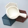 4/6Pc Silicone Trivet Mat And Hot Pads Hexagon Heat Resistant Multifuntion Kitchen Tool Counter Mat Silicone Placemat Pot Holder