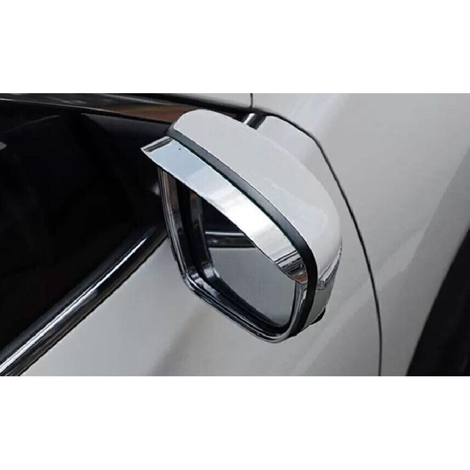 For Mitsubishi Eclipse Cross 2018-2024 Bright Chrome Rear View Mirror Frame Trim