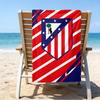 Atletico Ma-drid Crest Printed Beach Towel, Super Soft Microfiber, Perfect Gift Birthday, for Pool, Beach, Travel, for Family and Friends