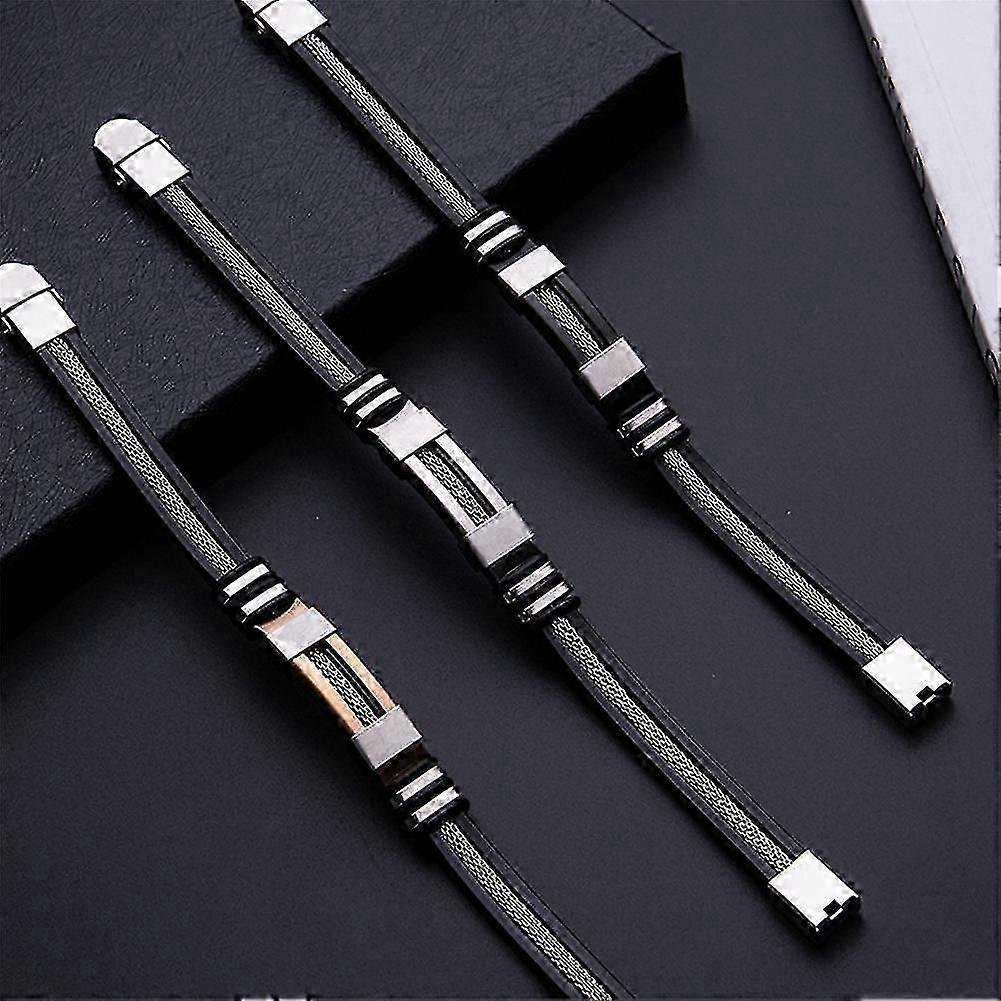 Oveallgo Sugarfirm Titanium Wristband Stainless Steel Electroplated Bracelets