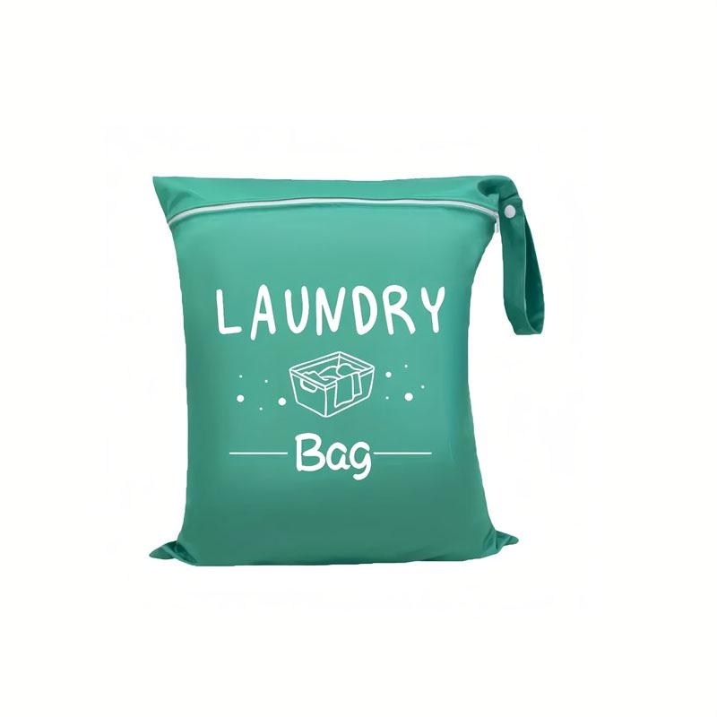 Waterproof Travel Clothing Storage Bag Large Capacity Portable Handheld Wash Bag Zipper Oxford Cloth Laundry Bag Exercise синий 1909₽