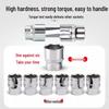 Quick L-Type Hexagonal Socket Wrench Set with Extensions