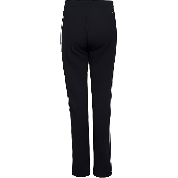 Adidas Striped Design Comfortable Soft Simple Mid-Rise Retro Sports Long Pants Knitted Sports Pants Women Bottoms Black BK5209