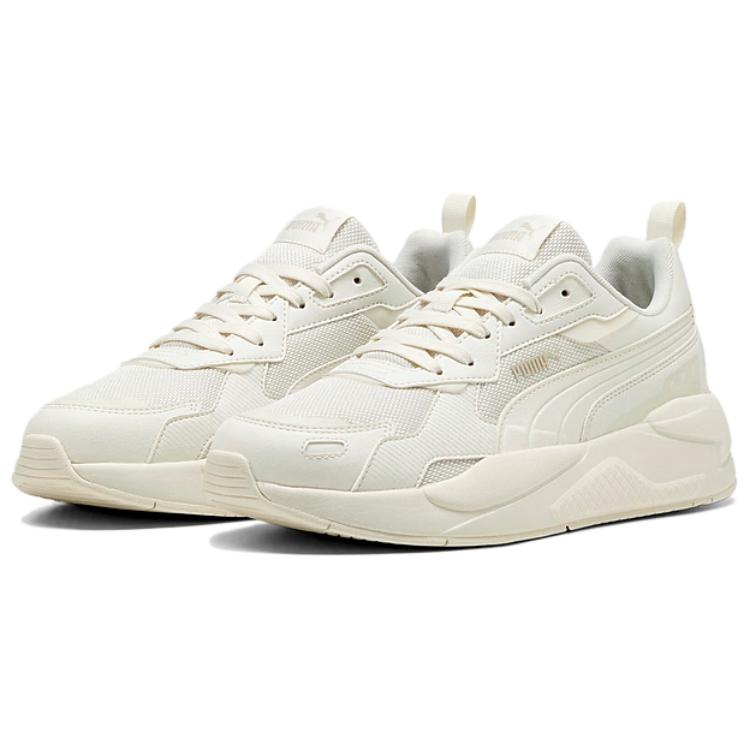 New PUMA X Ray 3 Anti Slip Wear Resistant Low Top Casual Running Shoes Unisex Ecru 399064-09