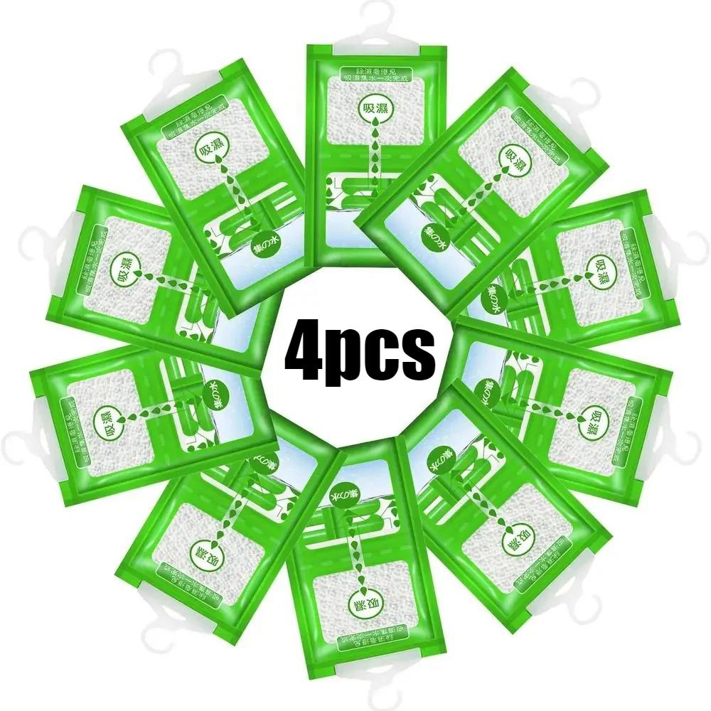 16PCS Moisture Absorber Hanging Bag Dehumidifier Bags Moldproof Wardrobe Antihumidity Bag Closet Cupboard Closet Dehumidifier