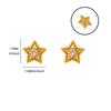 Explosive Imitation Pearl Sweet Small Fresh Mini Five-pointed Star Fashion Stud Earrings Light Luxury Earrings Earrings with Accessories