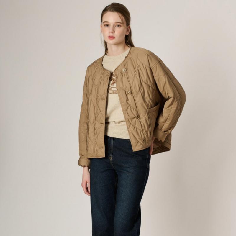 Bcbg Quilting Jumper With Detachable Collar B3w9r131