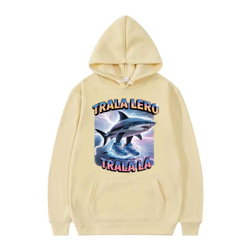 Funny Tralalero Tralala Hoodie Shark with Shoes Italian Brainrot Meme Hoodies Men Women Long Sleeve Harajuku Casual Sweatshirts