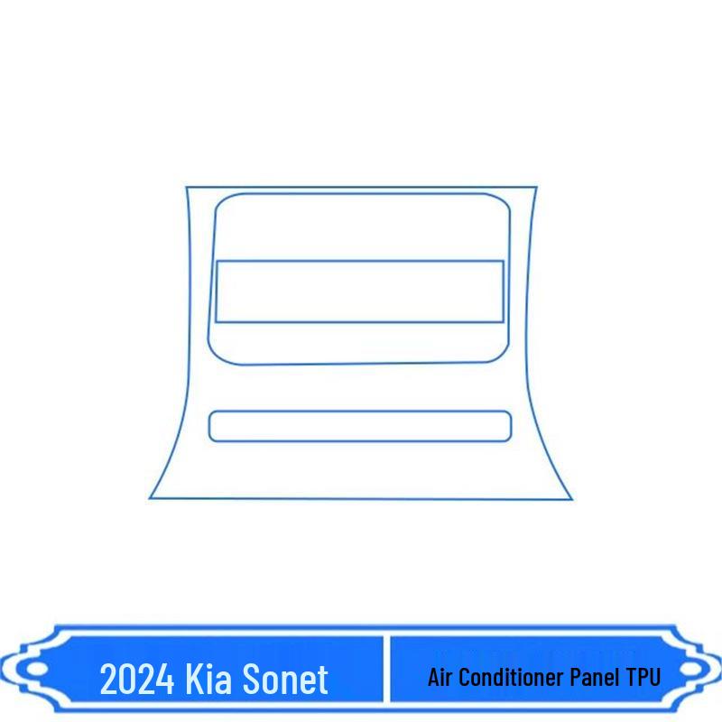 

Защитная пленка для консоли и экрана 2024 Kia Sonet со стикером на рычаг переключения передач
