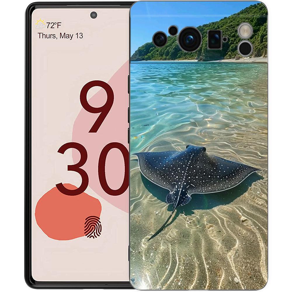 Seaside Scenery Wave Beach Phone Case For Google Pixel 10A 10 9 8 7 6 Pro XL 9A 8A 6A 7A 5G Soft Shockproof TPU Black Cover