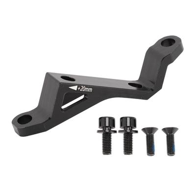 Scheibenbremsadapter Flat Mount auf Post Mount Aluminiumlegierung 74mm auf 34mm Schwarz für 160 180 Scheiben