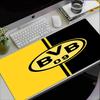 BVB Theme Mouse Pad, Non Slip Rubber Base, Multifunctional Office & Home Decor, Perfect for Workspace Personalization.