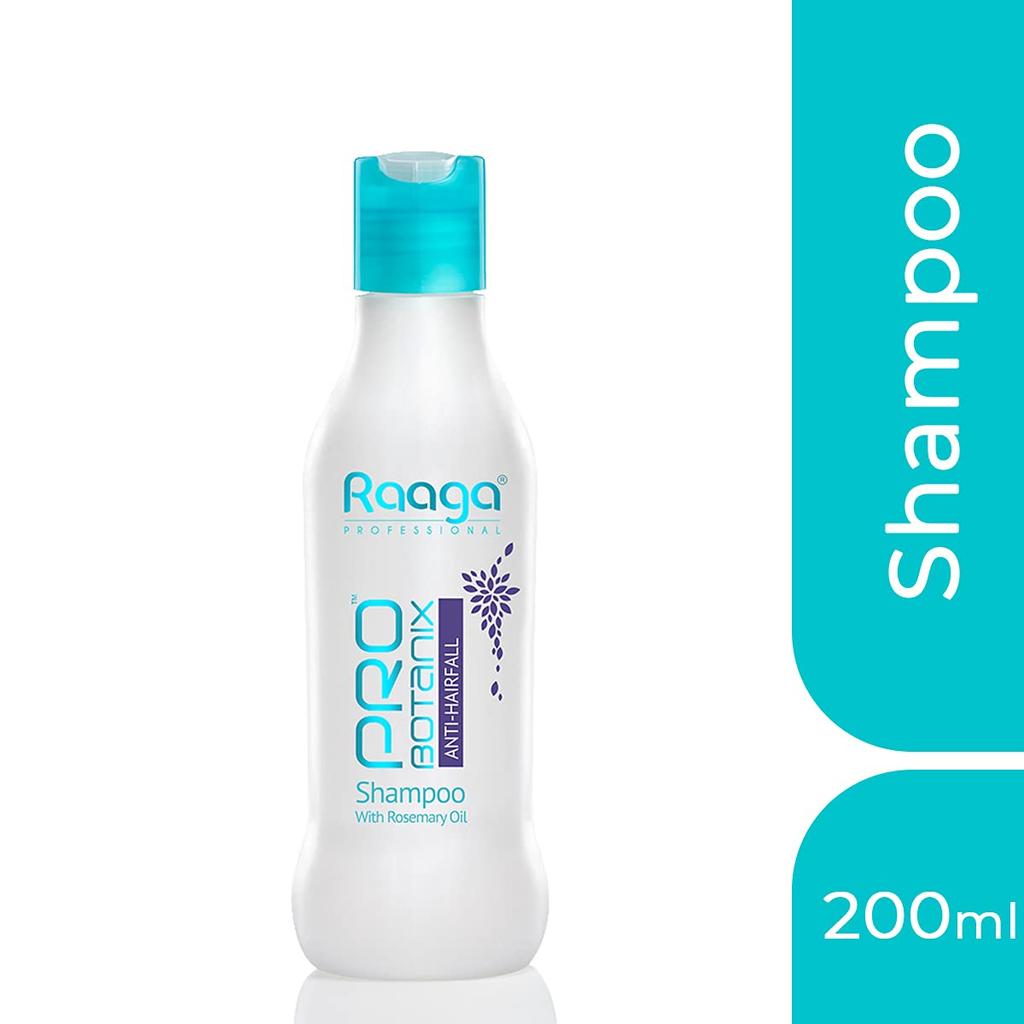 Raaga Professional Pro Botanix Stärkendes Shampoo für die tägliche Pflege, Bruchkontrolle, Unisex, Sanfte Reinigung, 200 ml
