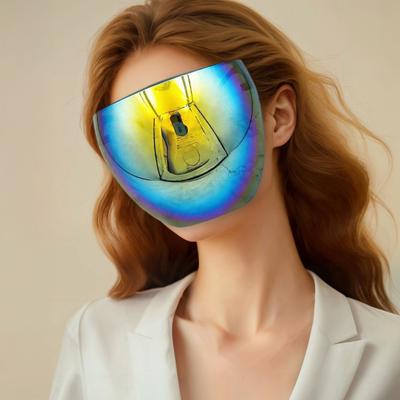 Lunettes de soleil intégrales pour hommes et femmes, verres miroir, visière de protection intégrale pour le cyclisme, la course à pied et le sport