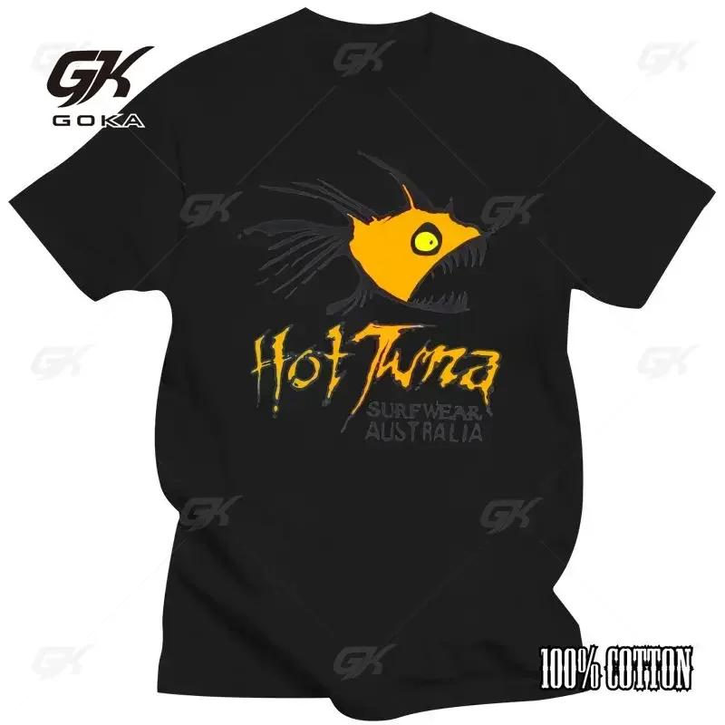 

Hot Tuna Print 100 Cotton High Quality Fashion Trend 2024 New Spring Summer Men Graphic T Shirts 4XL