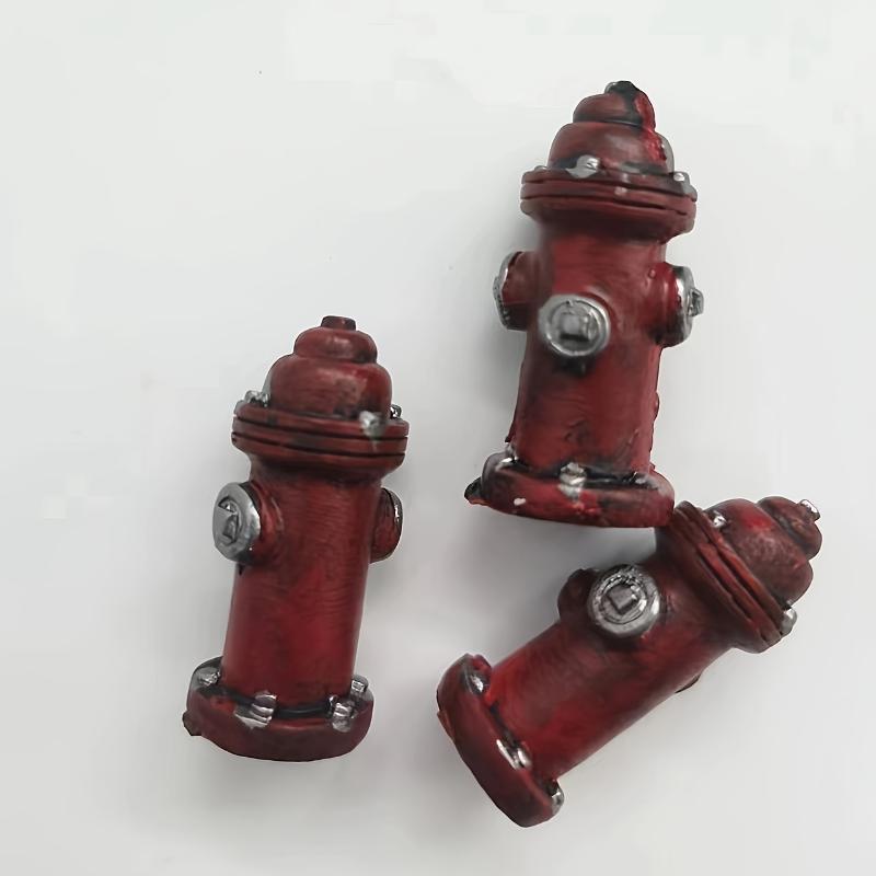Mini Resin Figure Mental Psychological Sand Table Game Box Court Therapy Fire Hydrant Decorative Home Ornaments