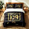 Los Angeles FC (1) 3pc set suitable for master bedrooms soft and comfortable an ideal gift for family and friends Includes one duvet cover and two pil
