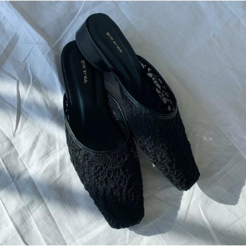 

Модные мюли с квадратным носком, тапочки, женские, весенние, новые, золотистые, модные слипоны, женские балетки на каблуке, уличные сандалии-слайды, zapatos mujer 35