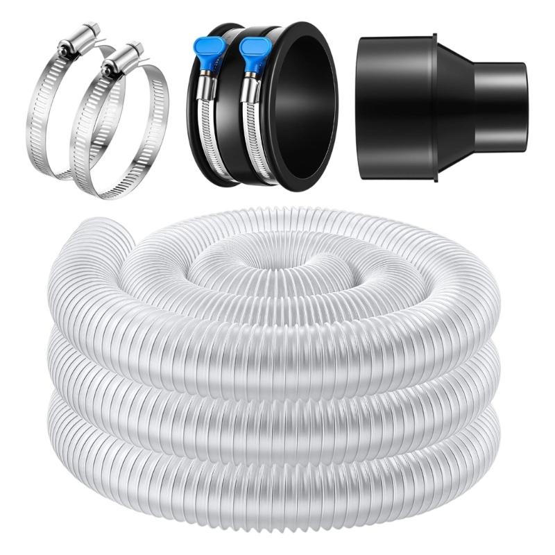 

PVC Dust Collection Hose Plastic Texture Designed for Superior Dust Collection Efficiency in Workshops and Woodworking 1