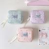 Polka Dot Sanitary Napkin Storage Bag Large Capacity Lipstick Key Portable Cosmetic Bag  Student