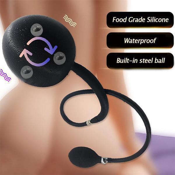 Inflatable Sex Toys for Men and Women Silicone Anal Masturbation Expansion Anal Expander Bump Development Backyard