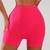 Bel Derin V Dar Krep Pantolon Kadın Dikişsiz Hızlı Kuruyan Spor Kalça Yoga Şortu Üç Nokta Fitness Pantolonu