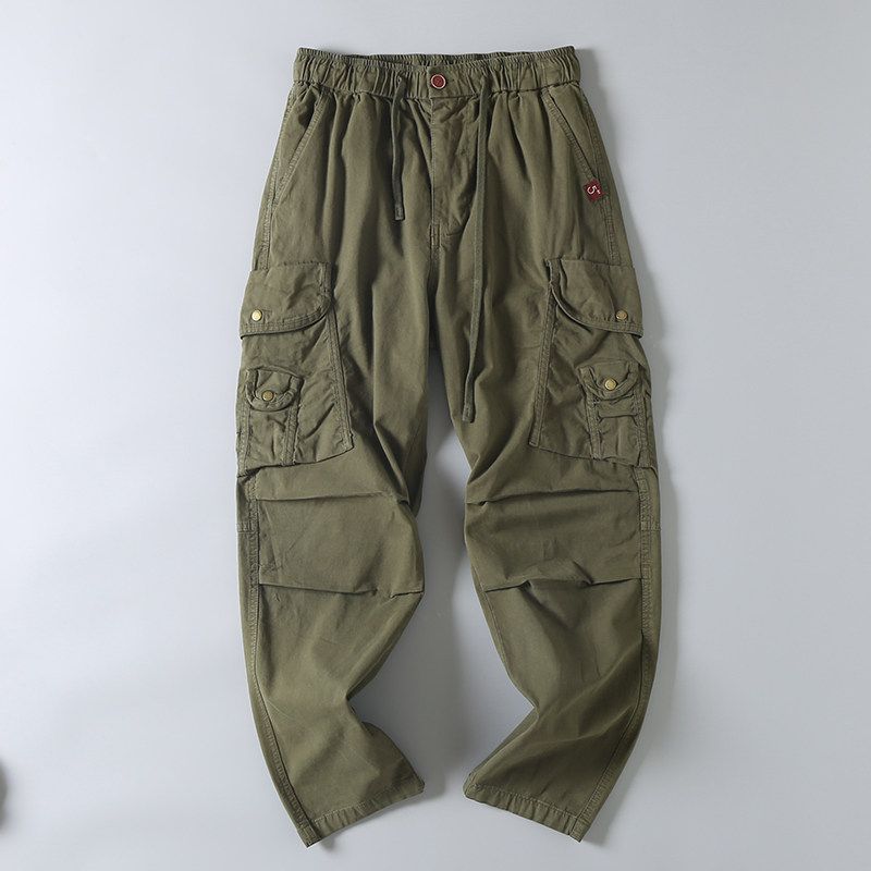 Original Foreign Trade Surplus Outdoor Military Camouflage Men's Multi-Pocket Work Pants Autumn Pure Cotton Straight-Leg Casual Pants