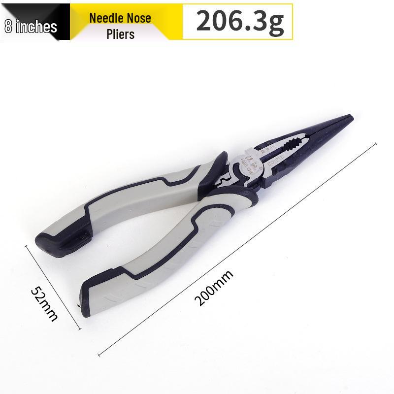 High Hardness Steel Wire Cutters & 6-inch Angled Pliers for Household Use
