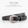 Womens Thin Genuine Leather Belt Pin Buckle Dress Jeans Fashion Casual Waistband