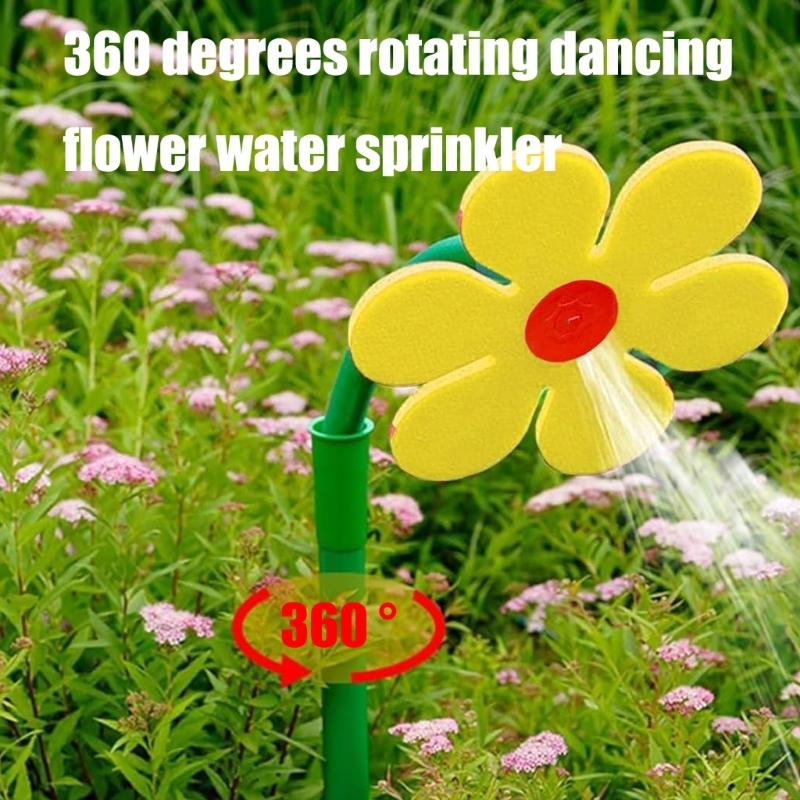 Whimsical Dancing Flower Whirling Sprinkler for Versatile Yard and Farm Use with Easy Installation Plant Irrigation