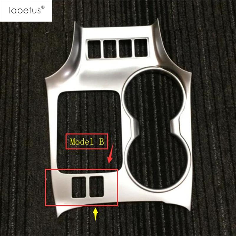 Central Control Gear Shift Panel Water Cup Frame Cover Trim For Toyota Highlander / Kluger 2014-  Matte Accessories Interior