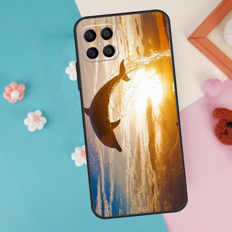 Ocean Dolphin Case For Honor Magic 7 5 6 Lite Pro Honor X8b X9b X9a X8a X8 X9 X9c 50 70 90 200 Lite Cover